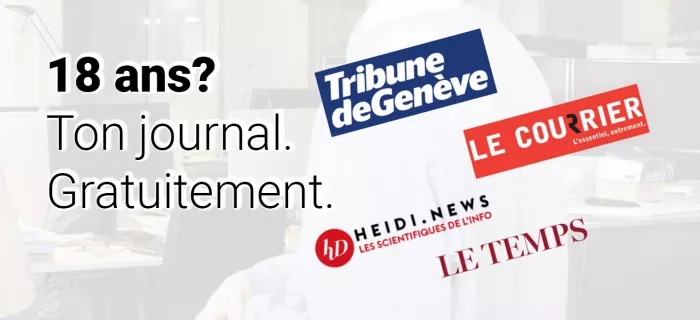 Mon journal-  L'Etat de Genève offre un abonnement de presse à chaque jeune de 18 ans